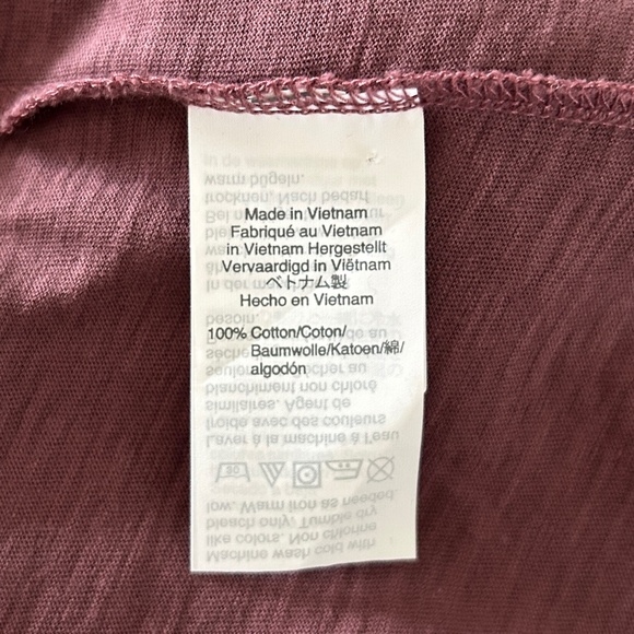 Madewell V-Neck Tank Top with Pocket Plum Purple Sleeveless Size XXS - Picture 9 of 10